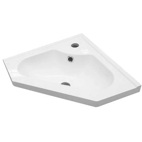 Chatsworth Traditional Grey Corner Vanity Unit With Matt Black Handle 2 Chatsworth Traditional Grey Corner Vanity Unit With Matt Black Handle - Image 2