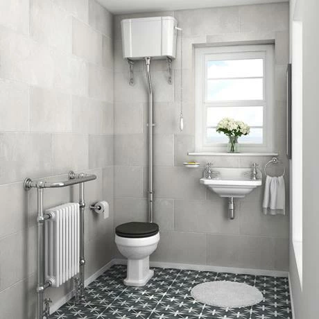 Chatsworth Chrome High Level Traditional WC Flush Pipe Kit 3 Chatsworth Chrome High Level Traditional WC Flush Pipe Kit - Image 3