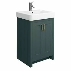 Alternative view of Chatsworth High Level Green Roll Top Bathroom Suite