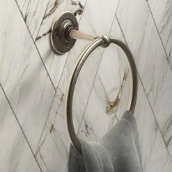 Chatsworth 1928 Antique Brass Traditional Towel Ring