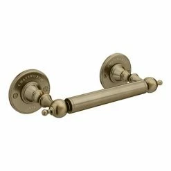 Alternative view of Chatsworth 1928 Antique Brass Traditional Toilet Roll Holder