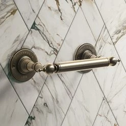 Chatsworth 1928 Antique Brass Traditional Toilet Roll Holder