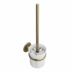 Chatsworth 1928 Antique Brass Traditional Toilet Brush & Holder 5 Chatsworth 1928 Antique Brass Traditional Toilet Brush & Holder -Chatsworth Shop CHT201AB d2 460