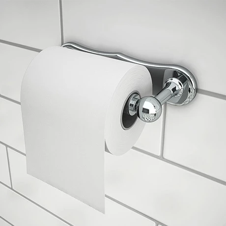 Chatsworth Traditional "Dog Bone" Toilet Roll Holder Chrome 1 Chatsworth Traditional "Dog Bone" Toilet Roll Holder Chrome