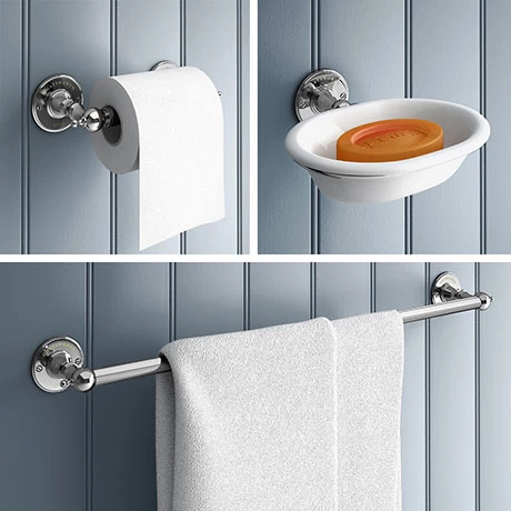 Chatsworth 1928 Traditional 3-Piece Bathroom Accessory Pack 1 Chatsworth 1928 Traditional 3-Piece Bathroom Accessory Pack