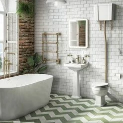 Chatsworth Traditional 498 X 748 Brushed Brass Wall Mounted Heated Towel Rail 5 Chatsworth Traditional 498 X 748 Brushed Brass Wall Mounted Heated Towel Rail -Chatsworth Shop CHTBB18 d4 460