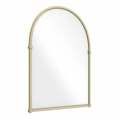 Chatsworth Traditional 673 X 490mm Arched Mirror - Brushed Brass -Chatsworth Shop CHTBBM d3 460