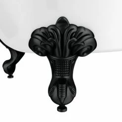 Chatsworth Traditional Shower Bath Suite - 1700mm With Matt Black Grid Screen + Leg Set 9 Chatsworth Traditional Shower Bath Suite - 1700mm With Matt Black Grid Screen + Leg Set -Chatsworth Shop CHTBLK17 d2 460