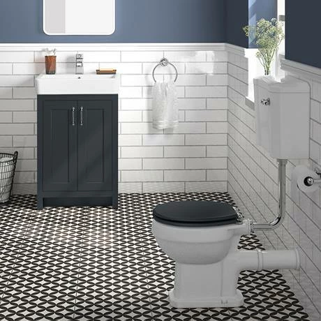Chatsworth Graphite Bathroom Suite Incl. 1700 X 700 Bath With Panels 6 Chatsworth Graphite Bathroom Suite Incl. 1700 X 700 Bath With Panels - Image 6