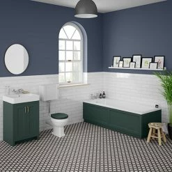 Chatsworth Green Bathroom Suite Incl. 1700 X 700 Bath With Panels