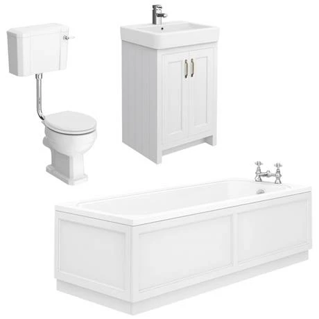 Chatsworth White Bathroom Suite Incl. 1700 X 700 Bath With Panels 7 Chatsworth White Bathroom Suite Incl. 1700 X 700 Bath With Panels - Image 7