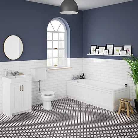 Chatsworth White Bathroom Suite Incl. 1700 X 700 Bath With Panels 1 Chatsworth White Bathroom Suite Incl. 1700 X 700 Bath With Panels