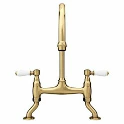 Chatsworth Gold Traditional Bridge Lever Kitchen Sink Mixer 10 Chatsworth Gold Traditional Bridge Lever Kitchen Sink Mixer -Chatsworth Shop CHTKTG D4 460