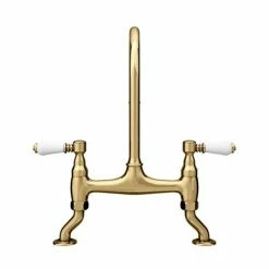 Chatsworth Gold Traditional Bridge Lever Kitchen Sink Mixer 11 Chatsworth Gold Traditional Bridge Lever Kitchen Sink Mixer -Chatsworth Shop CHTKTG D5 460