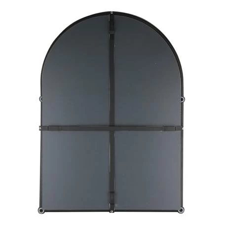 Chatsworth Traditional 673 X 490mm Arched Mirror - Matt Black 3 Chatsworth Traditional 673 X 490mm Arched Mirror - Matt Black - Image 3