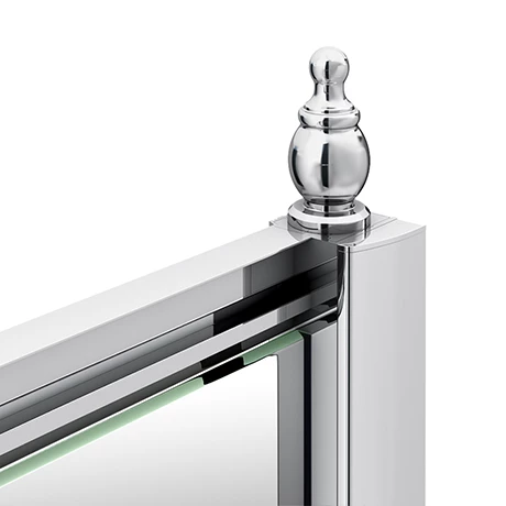 Chatsworth Chrome Shower Door Concealed Screw Cover Profiles 1 Chatsworth Chrome Shower Door Concealed Screw Cover Profiles
