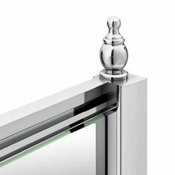 Chatsworth Chrome Quadrant Concealed Screw Cover Profiles