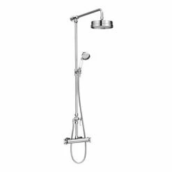 Chatsworth Traditional Crosshead Top Outlet Thermostatic Bar Shower Valve Inc. Rigid Riser Kit -Chatsworth Shop CHXBVRR n d2 460