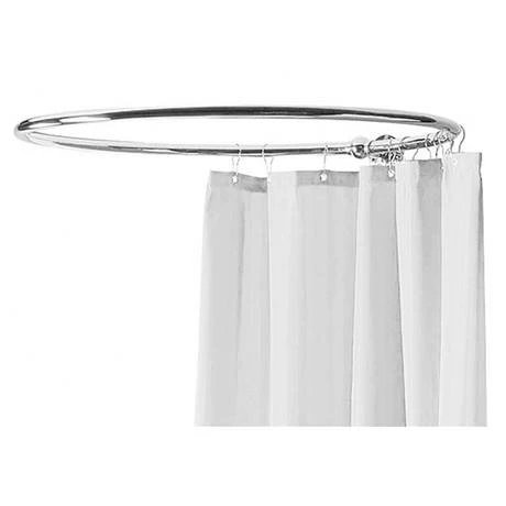 Chatsworth Luxury Chrome Plated 825mm Circular Shower Curtain Rail 2 Chatsworth Luxury Chrome Plated 825mm Circular Shower Curtain Rail - Image 2