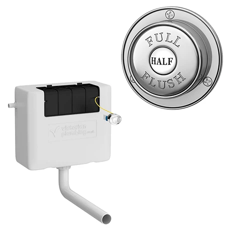 Chatsworth Premium Traditional Dual Flush Concealed Cistern 1 Chatsworth Premium Traditional Dual Flush Concealed Cistern