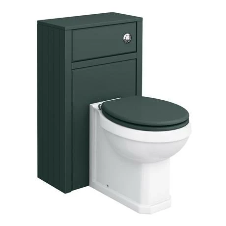 Chatsworth Traditional Green Semi-Recessed Vanity Unit + Toilet Package 4 Chatsworth Traditional Green Semi-Recessed Vanity Unit + Toilet Package - Image 4