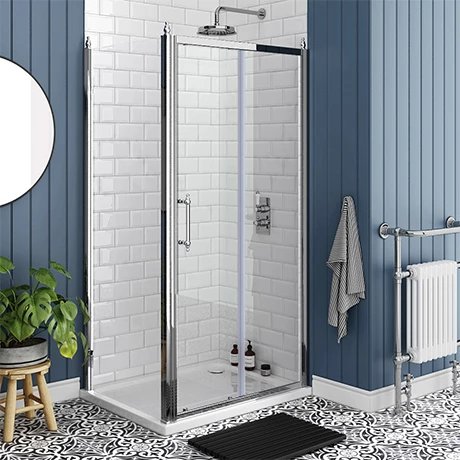Chatsworth Traditional 1000 X 700mm Sliding Door Shower Enclosure + Tray 1 Chatsworth Traditional 1000 X 700mm Sliding Door Shower Enclosure + Tray