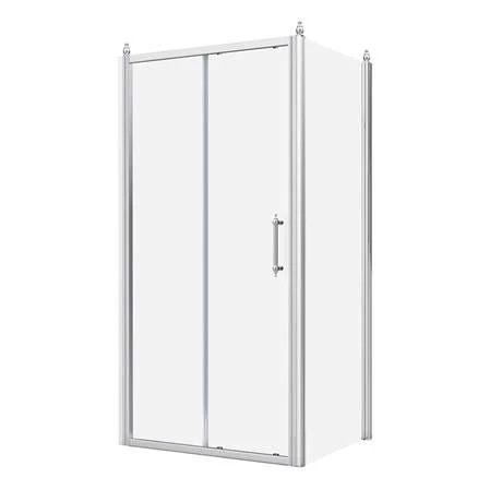 Chatsworth Traditional 1000 X 900mm Sliding Door Shower Enclosure Without Tray 4 Chatsworth Traditional 1000 X 900mm Sliding Door Shower Enclosure Without Tray - Image 4