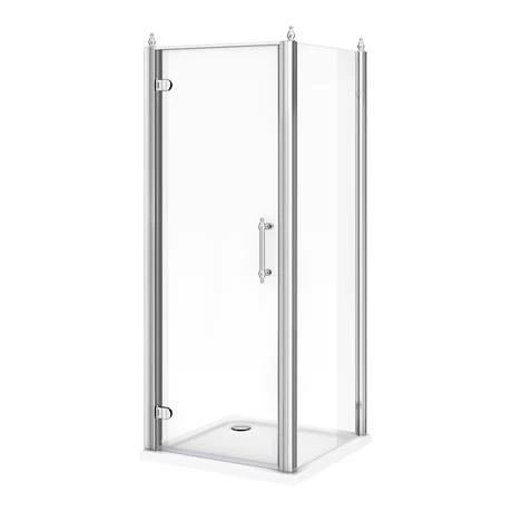 Chatsworth Traditional 900 X 900mm Hinged Door Shower Enclosure + Tray 3 Chatsworth Traditional 900 X 900mm Hinged Door Shower Enclosure + Tray - Image 3