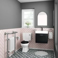 Chatsworth Traditional Graphite 560mm Wall Hung Vanity -Chatsworth Shop CWH560BLK d2 460