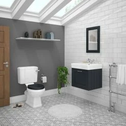 Chatsworth Traditional Graphite 560mm Wall Hung Vanity -Chatsworth Shop CWH560BLK detail3 460