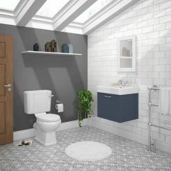Chatsworth Traditional Blue 560mm Wall Hung Vanity 11 Chatsworth Traditional Blue 560mm Wall Hung Vanity -Chatsworth Shop CWH560BLU n d3 460