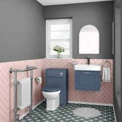 Chatsworth Traditional Blue 560mm Wall Hung Vanity 12 Chatsworth Traditional Blue 560mm Wall Hung Vanity -Chatsworth Shop CWH560BLU n d4 460