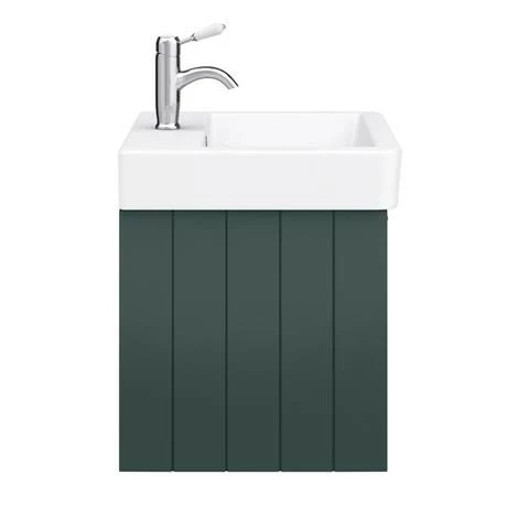 Chatsworth Traditional Green 560mm Wall Hung Vanity 4 Chatsworth Traditional Green 560mm Wall Hung Vanity - Image 4