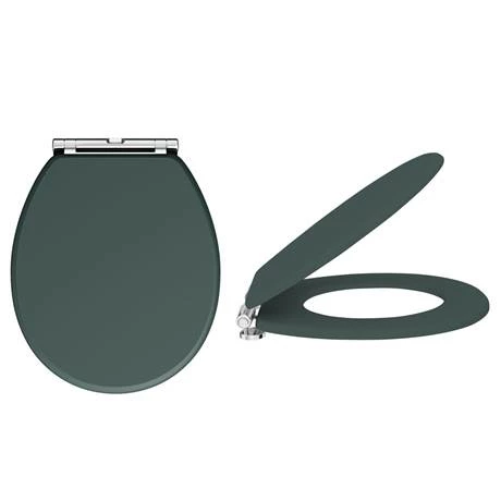 Chatsworth Wall Hung Green Vanity With Brass Handle & Low Level Toilet 5 Chatsworth Wall Hung Green Vanity With Brass Handle & Low Level Toilet - Image 5