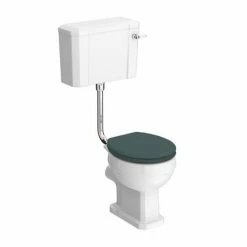 Chatsworth Wall Hung Green Vanity With Matt Black Handle & Low Level Toilet -Chatsworth Shop CWH560GRNMBLL d3 460