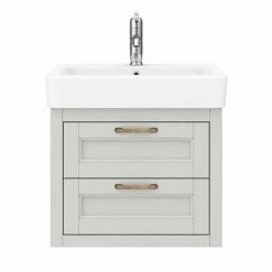 Chatsworth Traditional Grey 560mm 2 Drawer Wall Hung Vanity 9 Chatsworth Traditional Grey 560mm 2 Drawer Wall Hung Vanity -Chatsworth Shop CWH560GRY2D d4 460