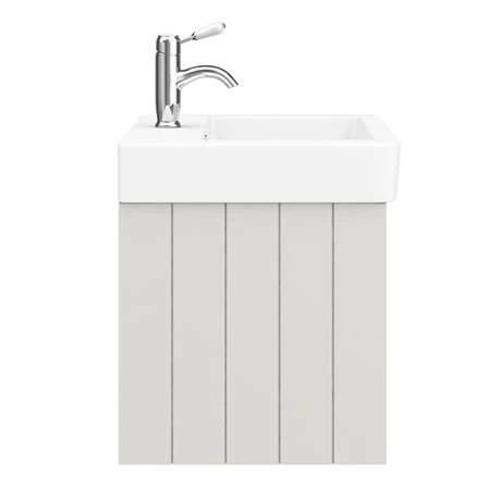 Chatsworth Traditional Grey 560mm 2 Drawer Wall Hung Vanity 6 Chatsworth Traditional Grey 560mm 2 Drawer Wall Hung Vanity - Image 6