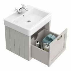 Chatsworth Wall Hung Grey Vanity With Brass Handle & Low Level Toilet 8 Chatsworth Wall Hung Grey Vanity With Brass Handle & Low Level Toilet -Chatsworth Shop CWH560GRYBLL d2 460
