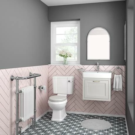 Chatsworth Traditional Grey 560mm Wall Hung Vanity 5 Chatsworth Traditional Grey 560mm Wall Hung Vanity - Image 5