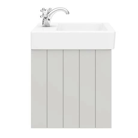 Chatsworth Traditional Grey 560mm Wall Hung Vanity 7 Chatsworth Traditional Grey 560mm Wall Hung Vanity - Image 7