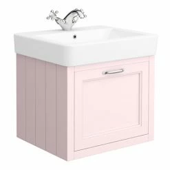Chatsworth Traditional Pink 560mm Wall Hung Vanity