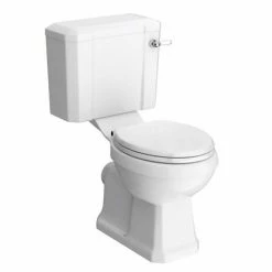 Chatsworth Traditional White Cloakroom Suite (Vanity Unit + Close Coupled Toilet) -Chatsworth Shop CWHCS425 d4 460