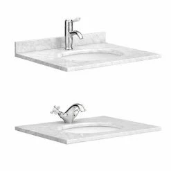 Chatsworth White Marble Traditional Graphite Vanity Unit + Toilet Package 11 Chatsworth White Marble Traditional Graphite Vanity Unit + Toilet Package -Chatsworth Shop CWM610WCBLK n d3 460