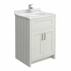Chatsworth White Marble Traditional Grey Vanity Unit + Toilet Package 10 Chatsworth White Marble Traditional Grey Vanity Unit + Toilet Package -Chatsworth Shop CWM610WCGRY n d2 460