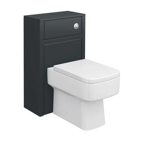 Chatsworth White Marble 810mm Traditional Graphite Vanity Unit + Toilet Package 4 Chatsworth White Marble 810mm Traditional Graphite Vanity Unit + Toilet Package - Image 4