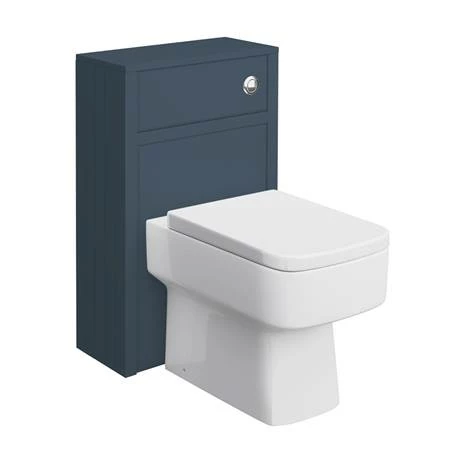 Chatsworth White Marble 810mm Traditional Blue Vanity Unit + Toilet Package 3 Chatsworth White Marble 810mm Traditional Blue Vanity Unit + Toilet Package - Image 3