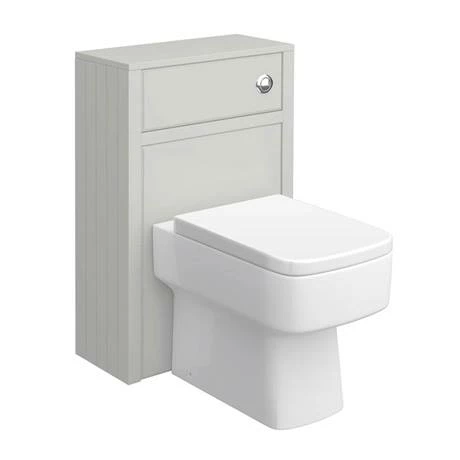 Chatsworth White Marble 810mm Traditional Grey Vanity Unit + Toilet Package 2 Chatsworth White Marble 810mm Traditional Grey Vanity Unit + Toilet Package - Image 2