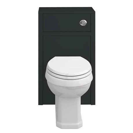 Chatsworth Traditional 500mm Graphite Toilet Unit + Pan 3 Chatsworth Traditional 500mm Graphite Toilet Unit + Pan - Image 3