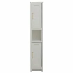Alternative view of Chatsworth Traditional Grey Tall Cabinet