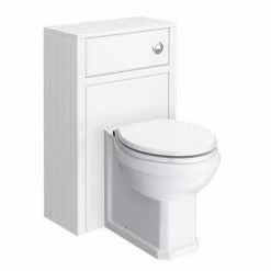 Chatsworth Traditional 500mm White Toilet Unit + Pan